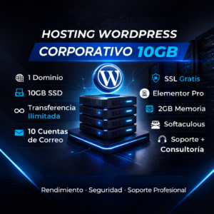 Plan Hosting Corporativo 10Gb